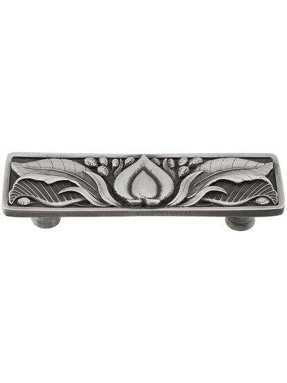 Hope Blossom Drawer Pull in Antique Pewter.